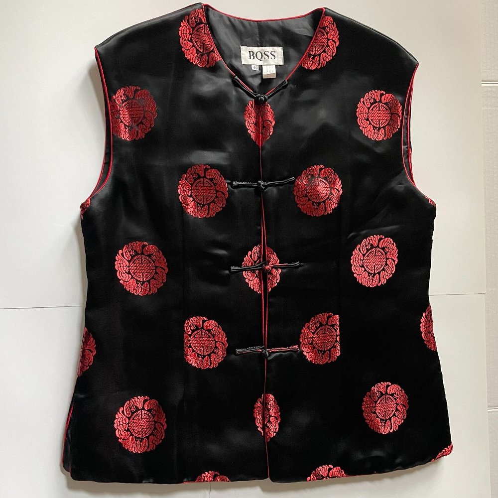 Men Traditional Chinese Tang Suit Style Cotton-padded Vest Jacket